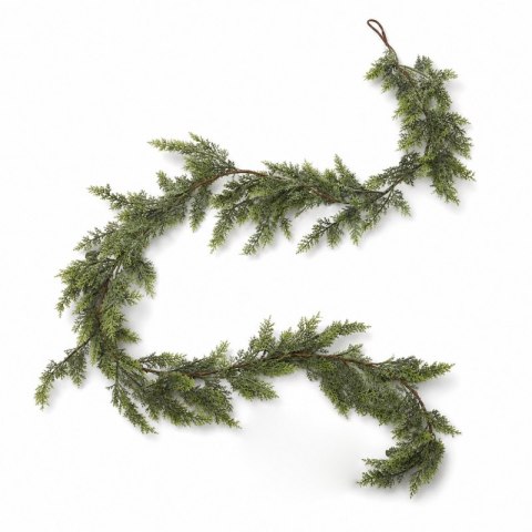 Girlanda świąteczna 270 cm, długa zielona sztuczna choina jak żywa WSN33