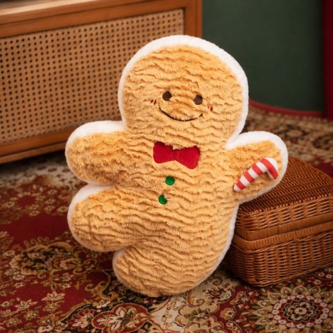 Poduszka w kształcie Pierniczka piękna welurowa 45 cm PDS17