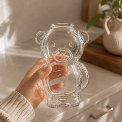 Szklanka w kształcie misia, MIŚ kubek uroczy design 300 ml 1szt SZK221