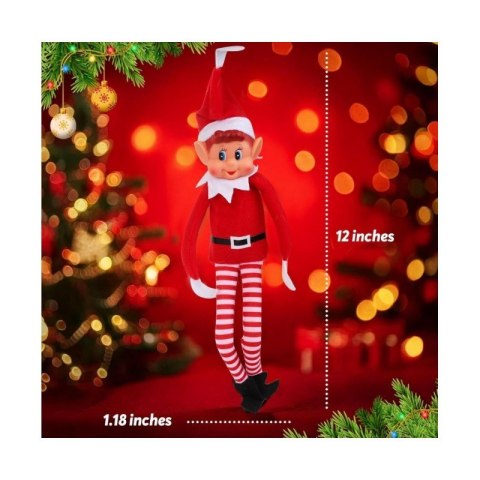 Elf, figurka skrzat krasnal zabawa adwentowa KSN204