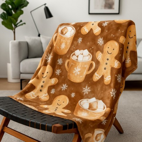 Mięciutki koc XL Flannel 150x200cm GRUBY MIĘKKI NARZUTA KOC21