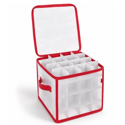 ORGANIZER, pudełko na BOMBKI 64szt, ozdoby świąteczne, przechowywanie 30x30cm POJ14