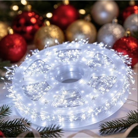 Zewnętrzne/wewnętrzne lampki choinkowe ryż 1000 LED 29m, barwa zimne białe LAMP70