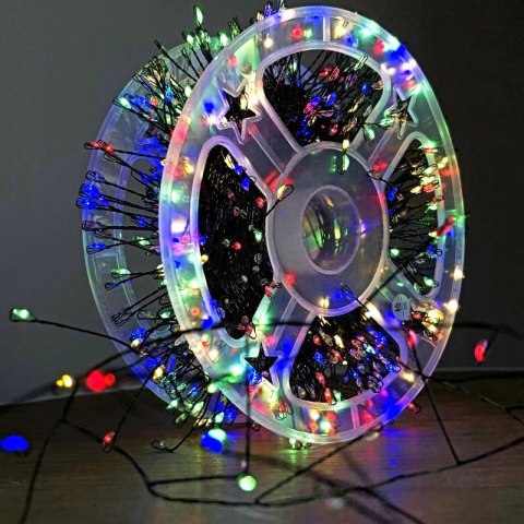 Zewnętrzne/wewnętrzne lampki choinkowe ryż 900 LED 20,5m, barwa multikolor LAMP68