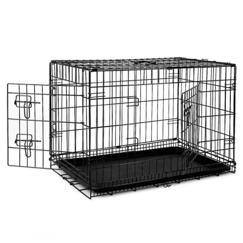 KLATKA KENNELOWA METALOWA KOJEC Transporter dla PSA KOTA, L 91x60x67cm KOT33