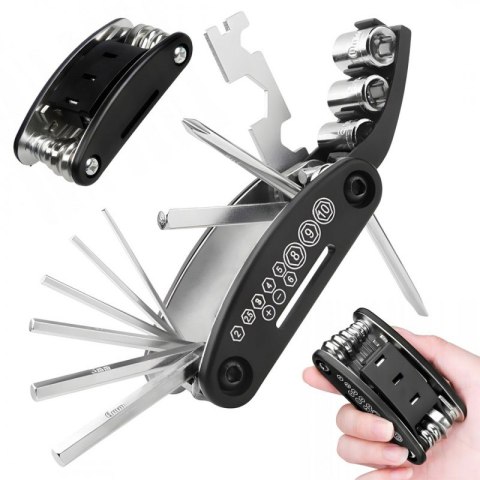 ZESTAW KLUCZY ROWEROWYCH ROWERU IMBUS KLUCZ 16w1 ZK02