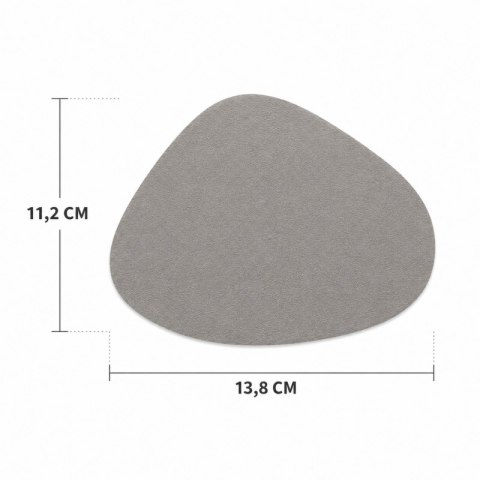 Zestaw wodoodpornych podkładek na stół 13,8 x 11,2 cm ekoskóra 4szt. Dwustronna MP57