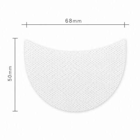 Jednorazowe płatki pod oczy do makijażu 5x6,8 cm 10 szt AK02