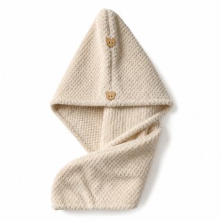 Ręcznik, kapturek, turban do włosów, bardzo chłonny, beżowy 65x25 cm REC60K