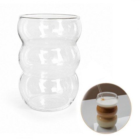 Szklanka 550ml Bubble 1 szt do kawy latte long drinków SZK202