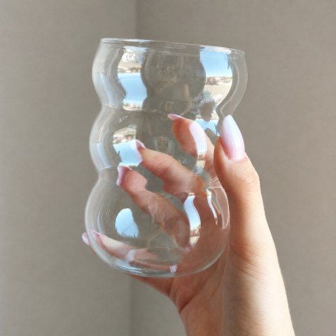 Szklanka 550ml Bubble 1 szt do kawy latte long drinków SZK202